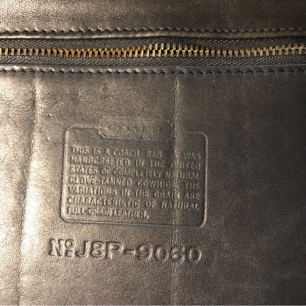 Vintage Coach Slim Duffle Sac- **Project Bag- Missing Strap** - Picture 5 of 7